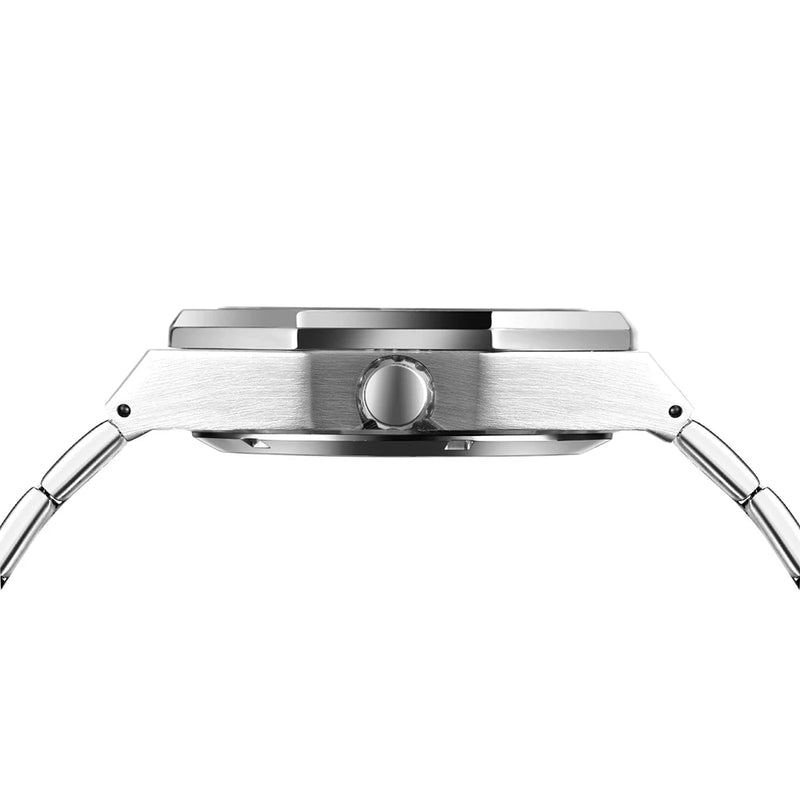 FORSINING Fashion Automatic Mens Watches Top Brand Mechanical Transparent Waterproof Military Stainless Steel Sport Wristwatches